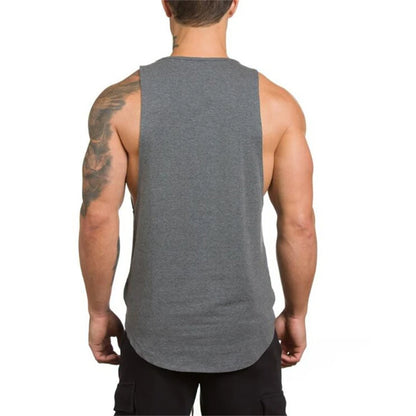 Cotton Bodybuilding Stringer Tank Top