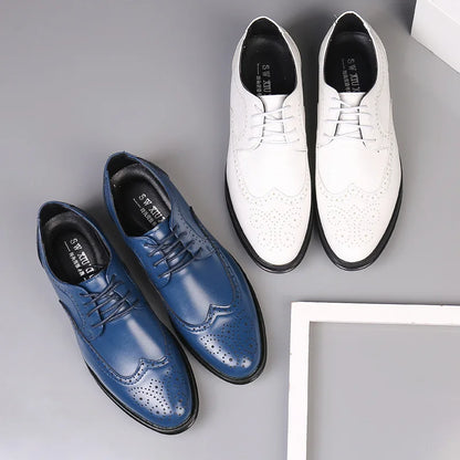 Classic Italian Leather Oxford Dress Shoes