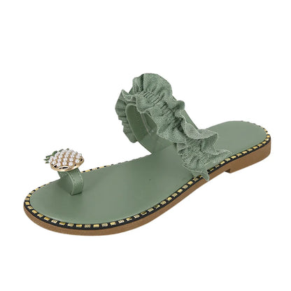 Pineapple Pearl Summer Beach Sandals