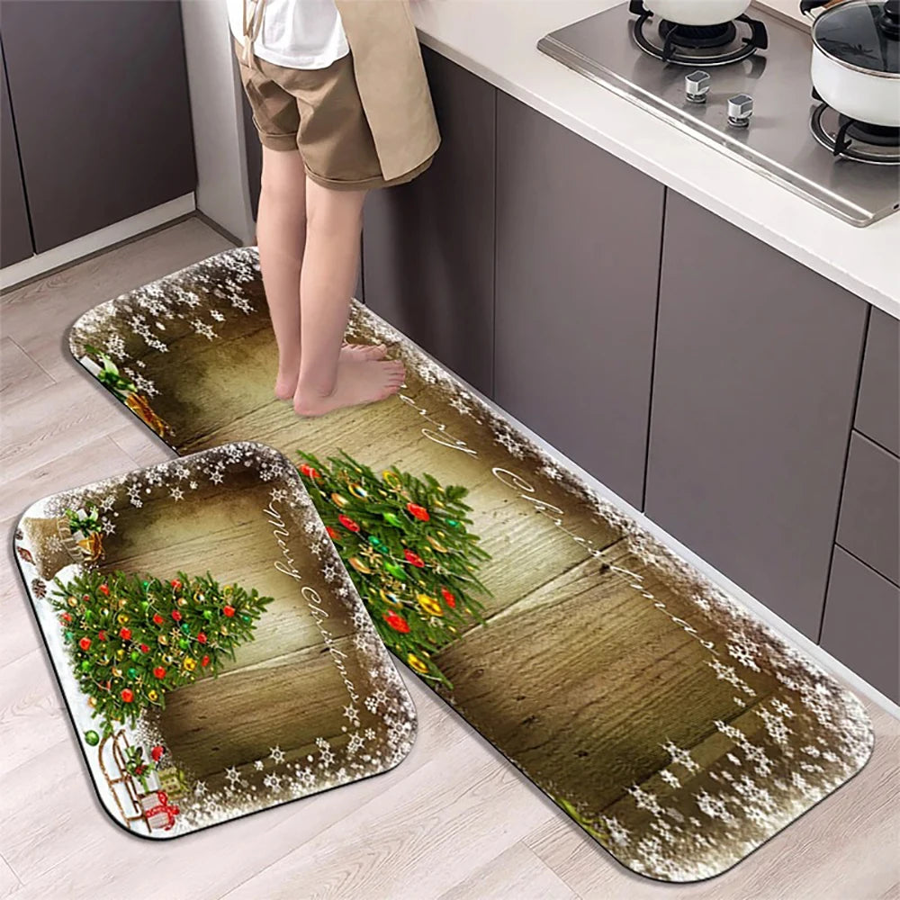 Christmas Kitchen Floor Mat Doormat