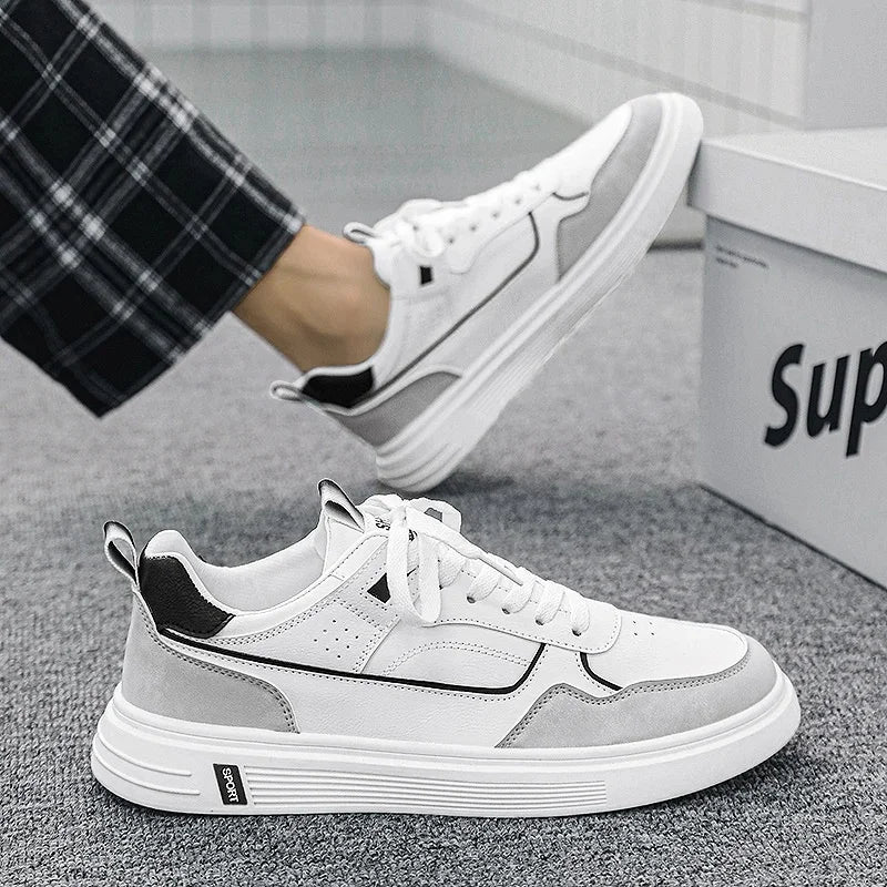 Baskets décontractées à lacets et plateforme