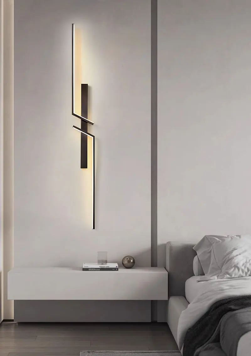 Applique murale longue LED contemporaine