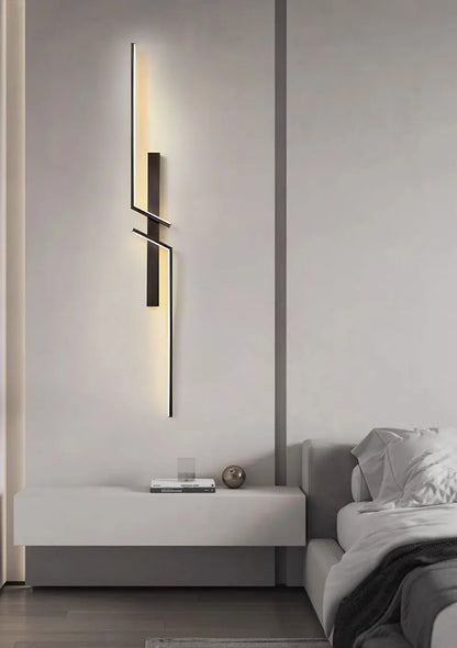 Applique murale longue LED contemporaine