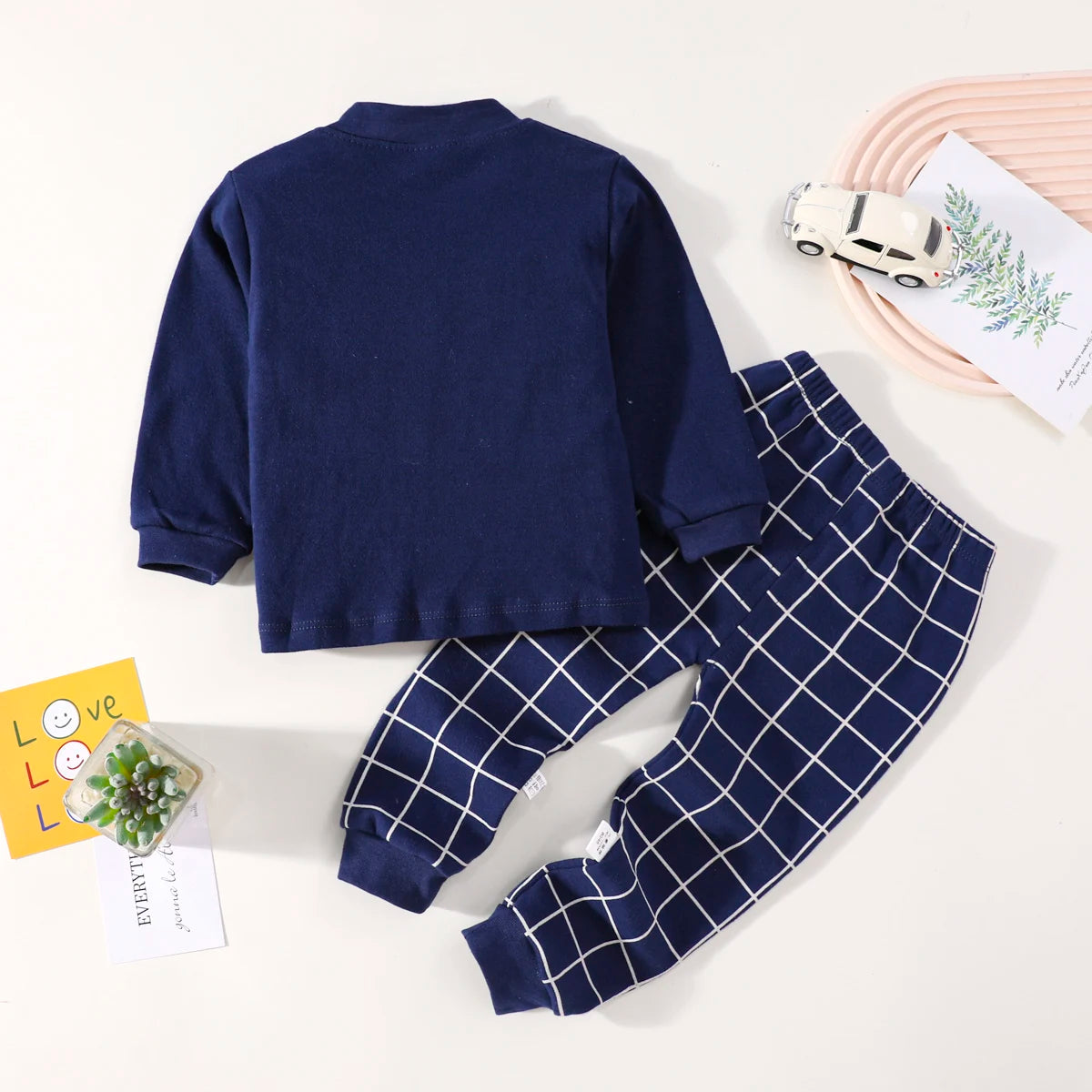 Langarm-Kleidung für Kleinkinder und Jungen – Loungewear-Set für Jungen