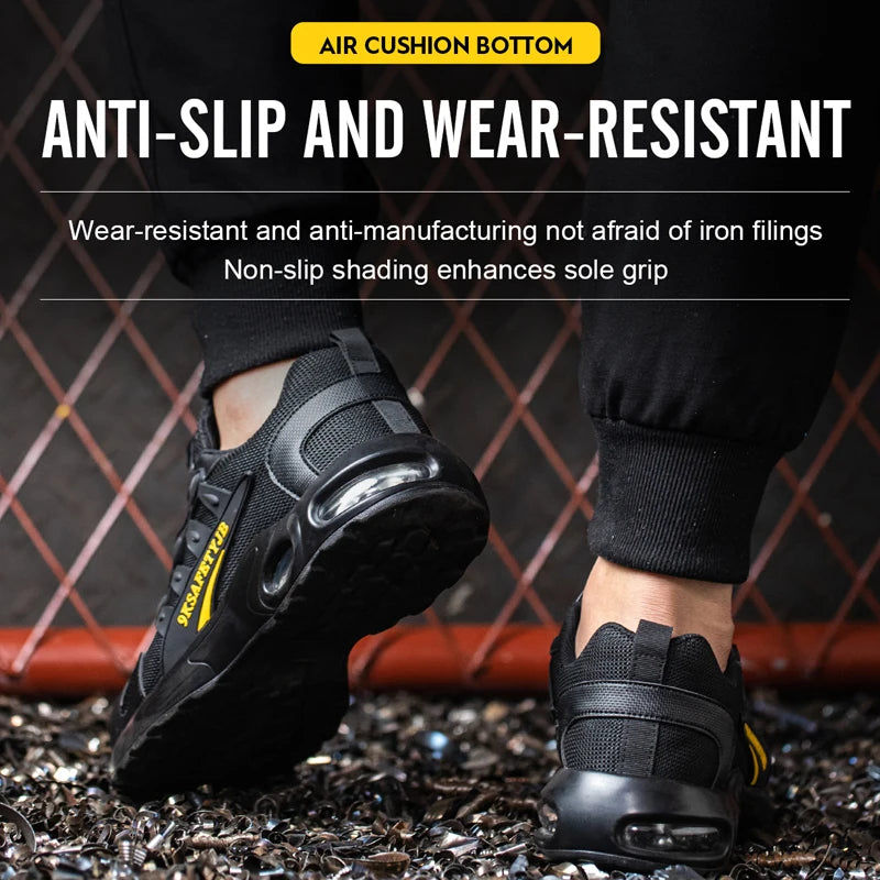 Men's Indestructible Steel Toe Work Boots