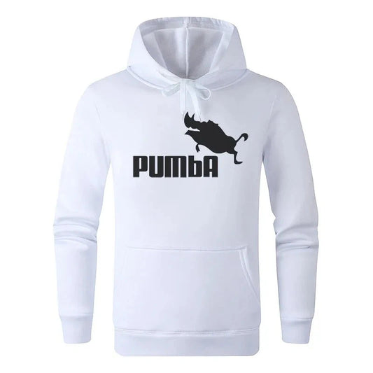 Herbst/Winter Pumba Print Herren Sportwear Hoodie