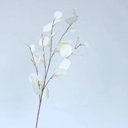 Feuillage d'eucalyptus artificiel et feuilles de dollar argenté de 92 m