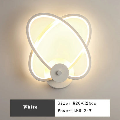 Minimalistische, moderne LED-Wandleuchte