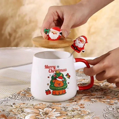 Coffret de tasses en céramique pour cadeau de Noël