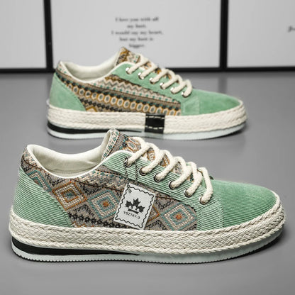 Breathable Men's Canvas Footwear