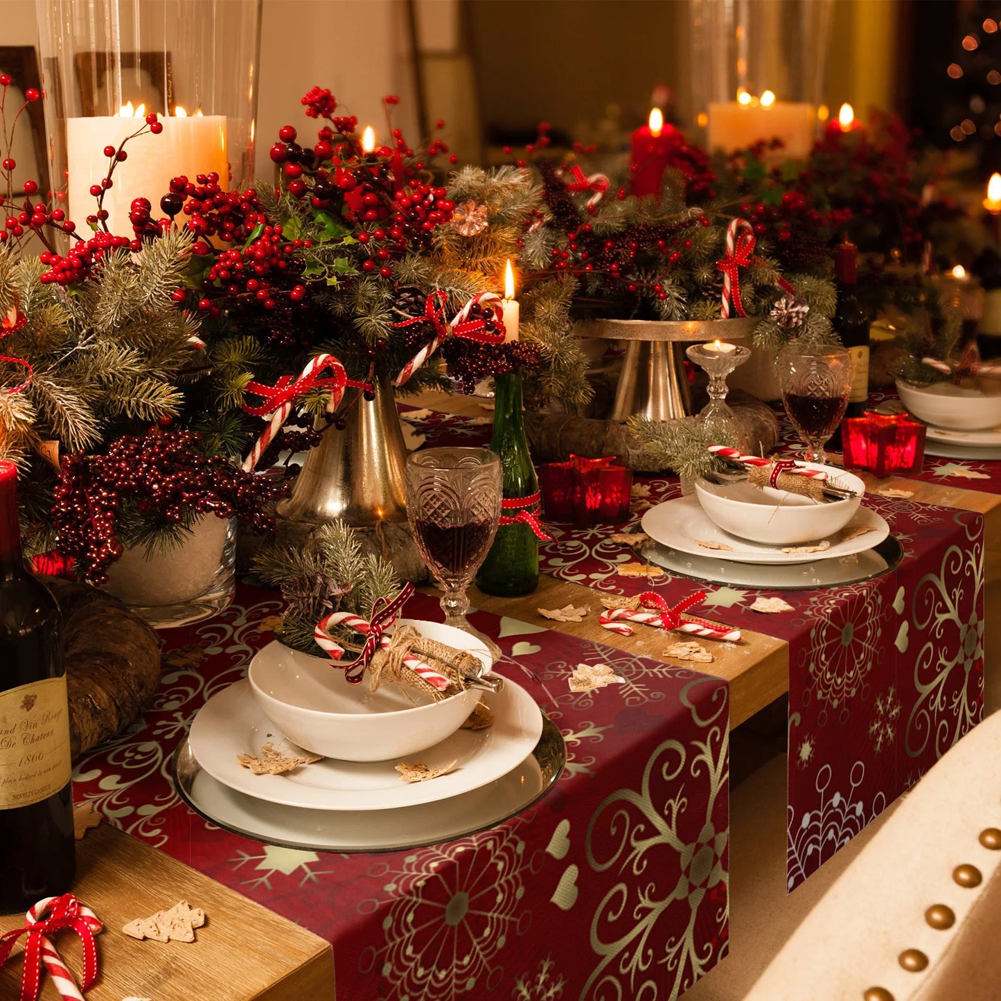 snowflake table decorations
