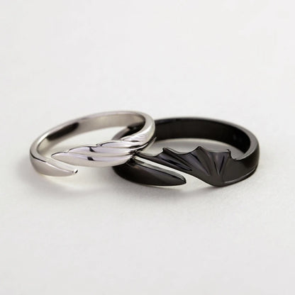 Angel & Devil Adjustable Couple Rings