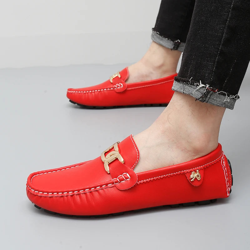 Mocassins respirants faits main pour hommes