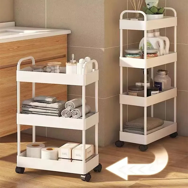 Multi-Storey Storage Rack with Wheels