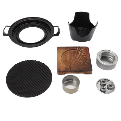 Mini BBQ Alcohol Stove Grill