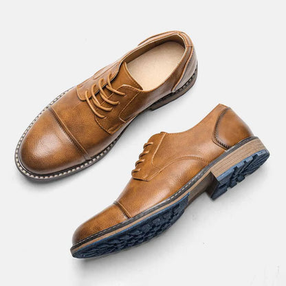 Chaussures derby en cuir pour hommes