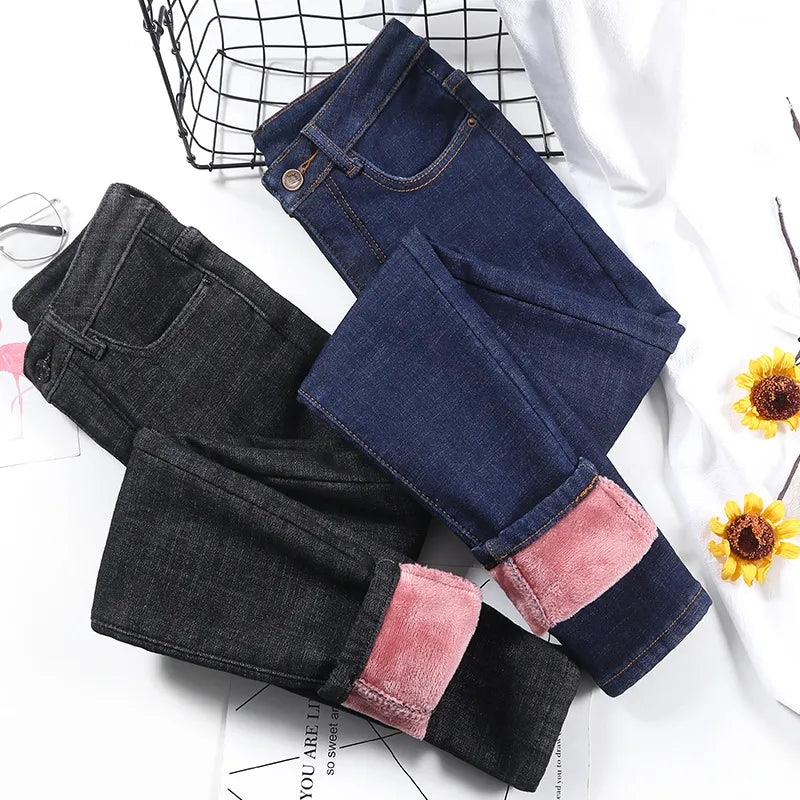 stretch waistband jeans