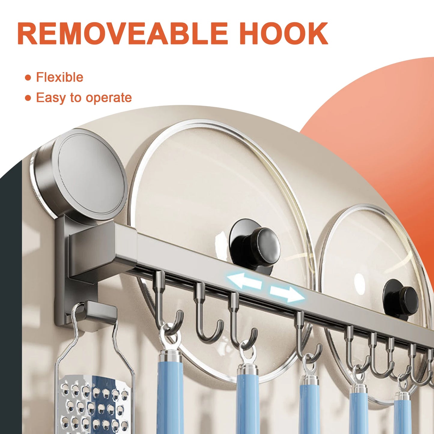 Platzsparendes Küchenregal