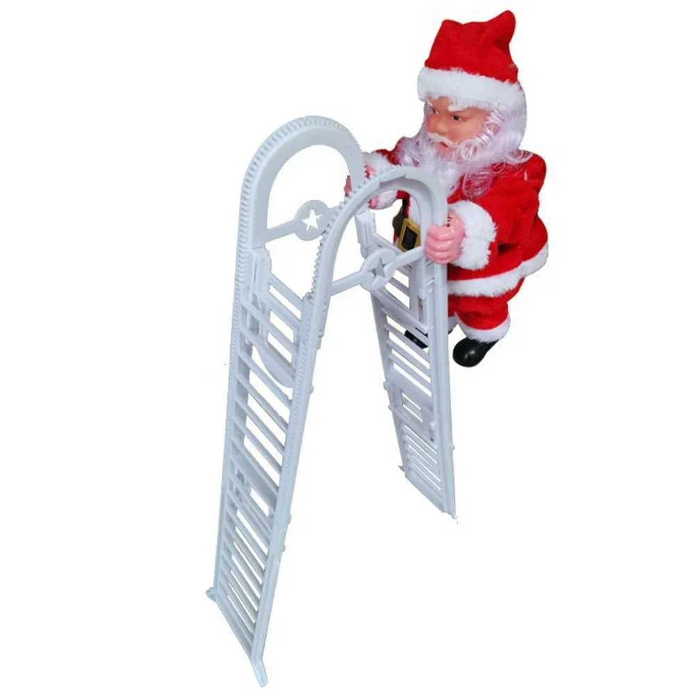 Elektrische Kletterleiterfigur Weihnachtsmann