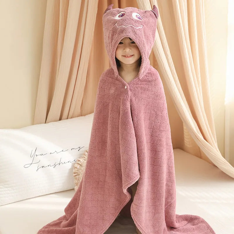 Kids Hooded Poncho Towel