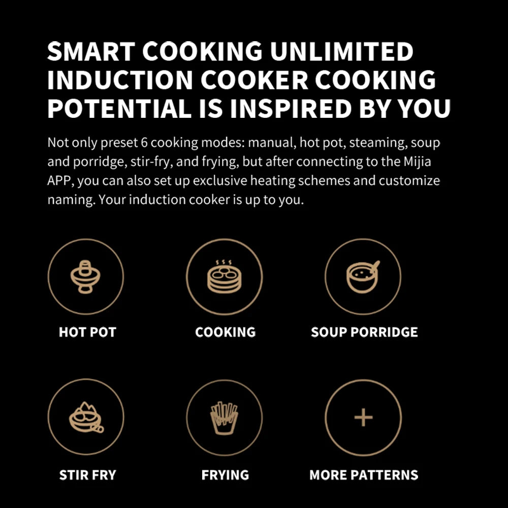 Cuisinière de cuisine à chauffage continu à faible puissance réglable