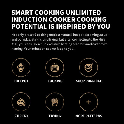 Cuisinière de cuisine à chauffage continu à faible puissance réglable