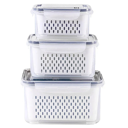 Drain Basket Refrigerator Storage Box