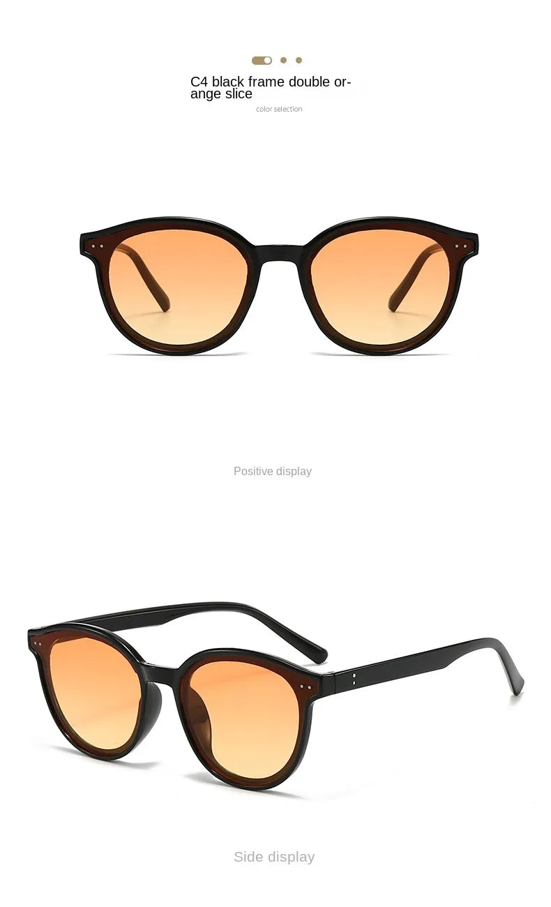 Lunettes de soleil rétro dégradées aux rayons UV