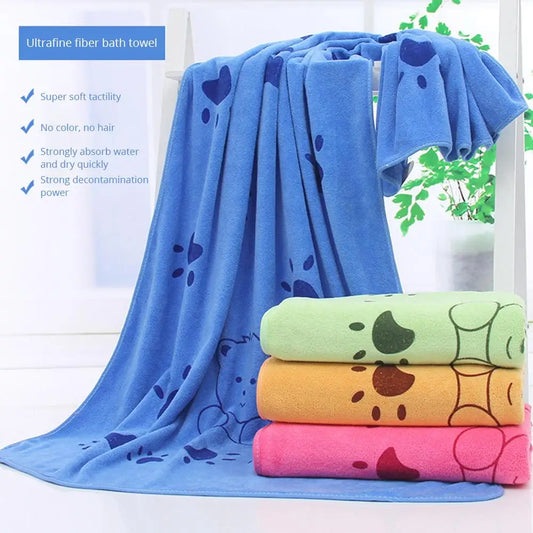 Serviette de bain pour bébé en microfibre super absorbante