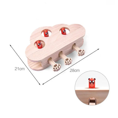Indoor Solid Wood Cat Toys