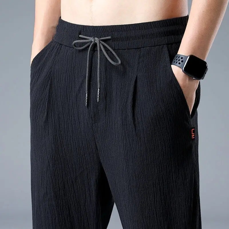 stretchy waist trousers