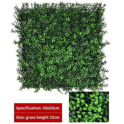 Haie topiaire artificielle en buis protégée contre les UV