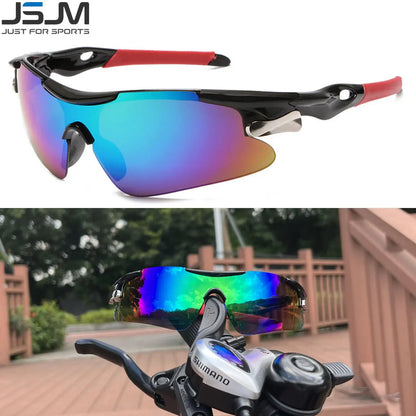 Lunettes de soleil de cyclisme en polycarbonate pour hommes