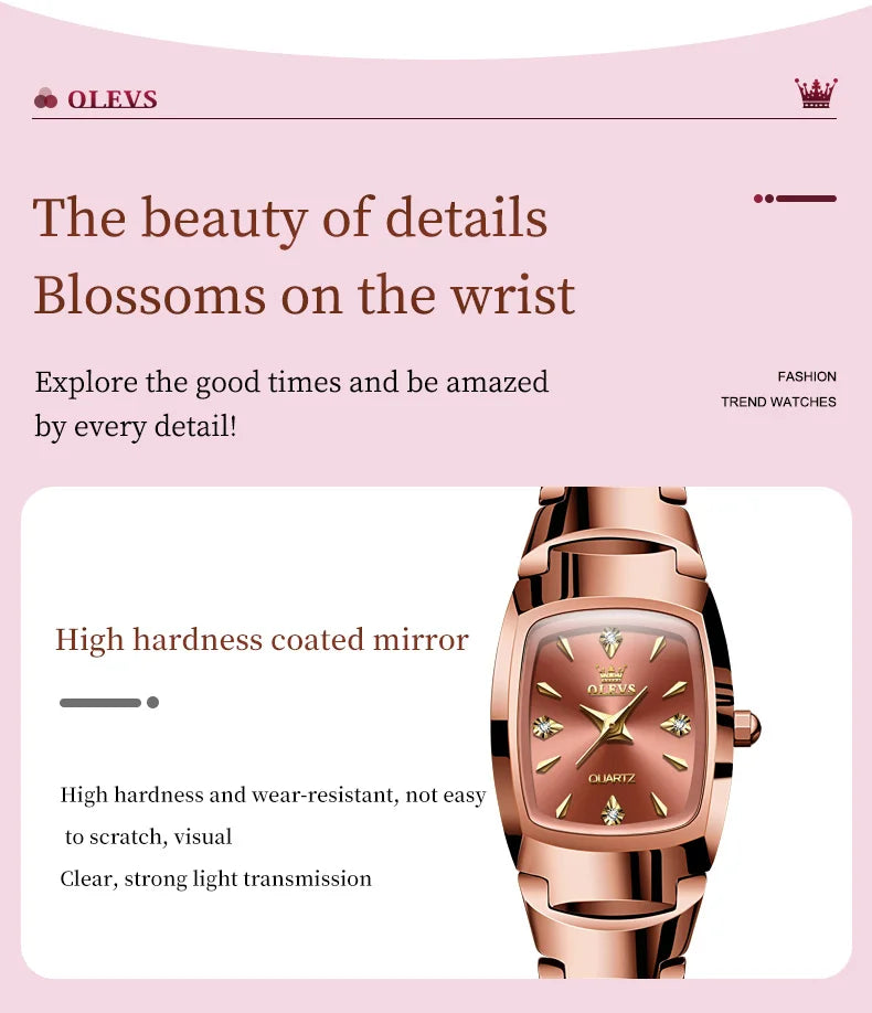 Waterproof Steel Strap Couple Watch Set