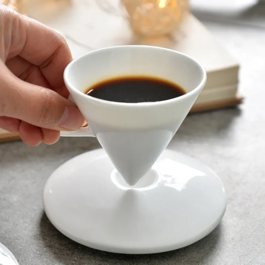 Bone China Espresso Cup & Saucer Set