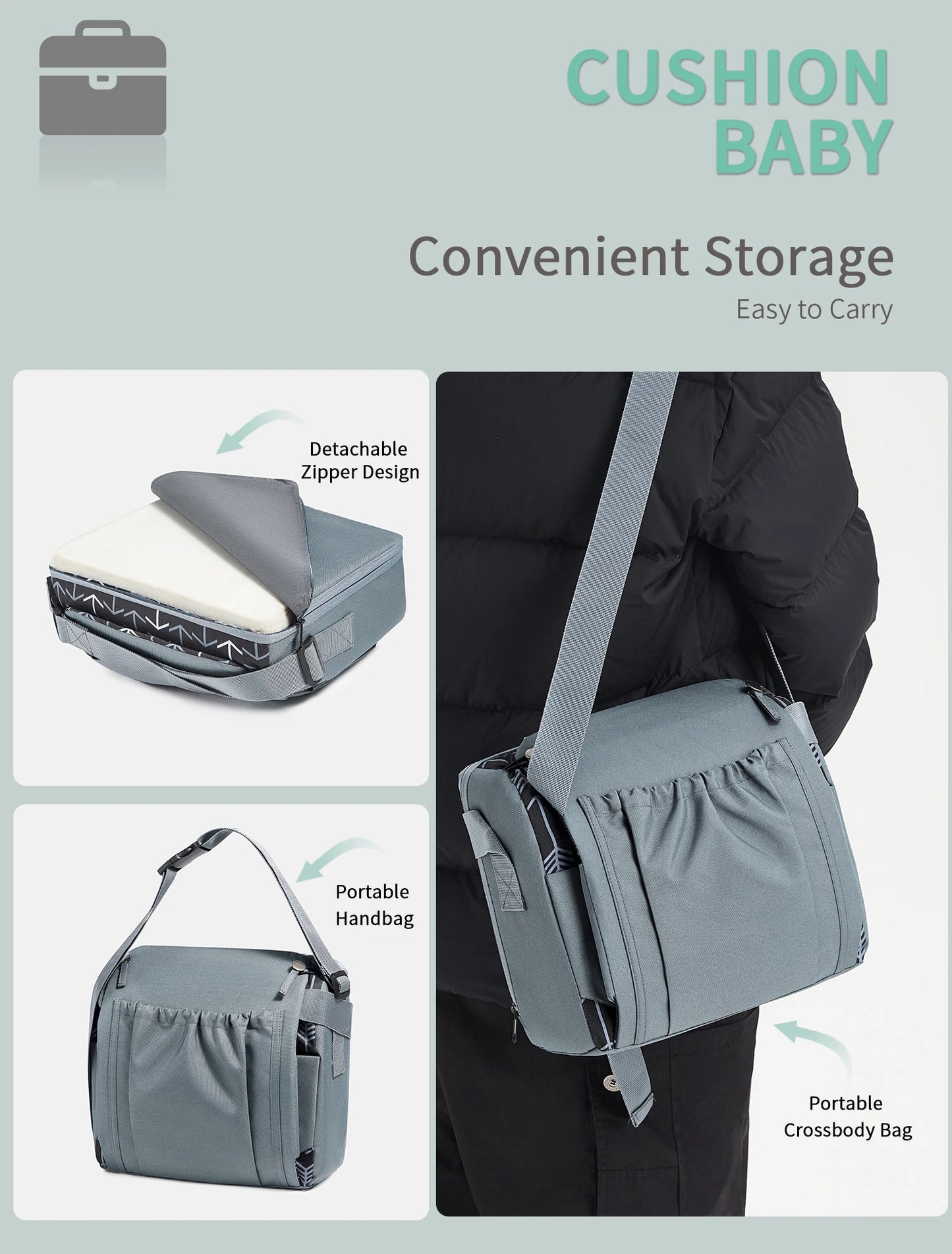 Baby Booster Washable Straps Safety Buckle Seat