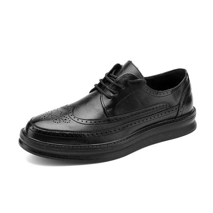 Chaussures de mariage en cuir PU à lacets pour hommes