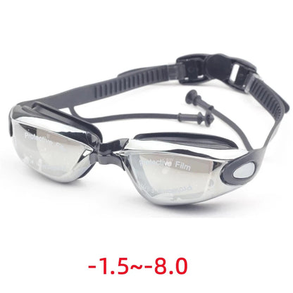 Schwimmbrille mit Ohrstöpseln