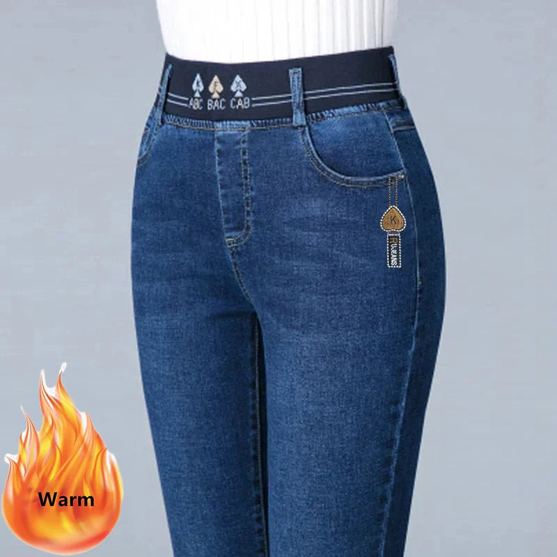 elastic waist jeans for women