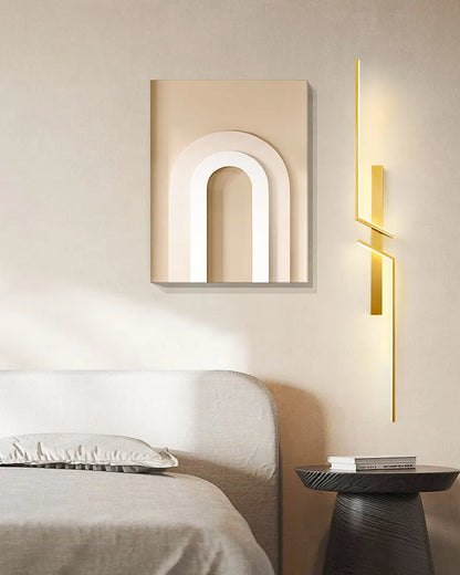 Applique murale longue LED contemporaine