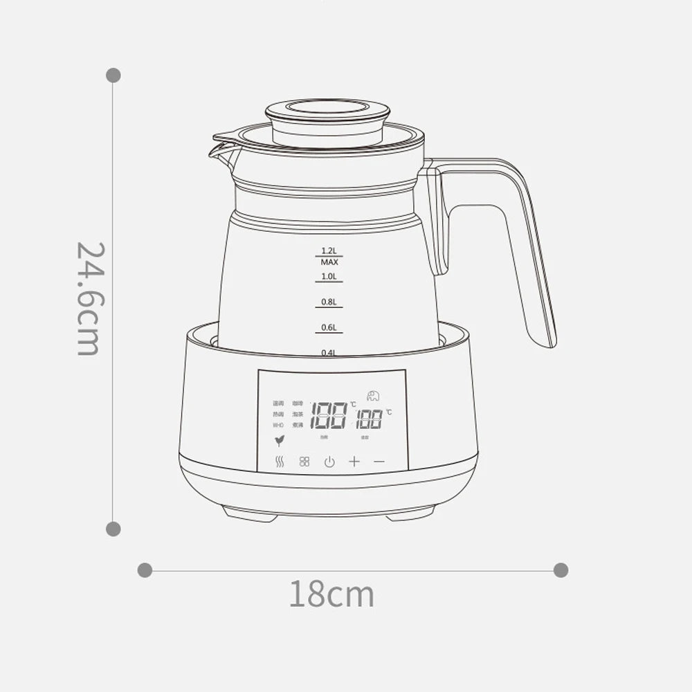 1.2L Infant Thermostatic Milk Regulator Kettle