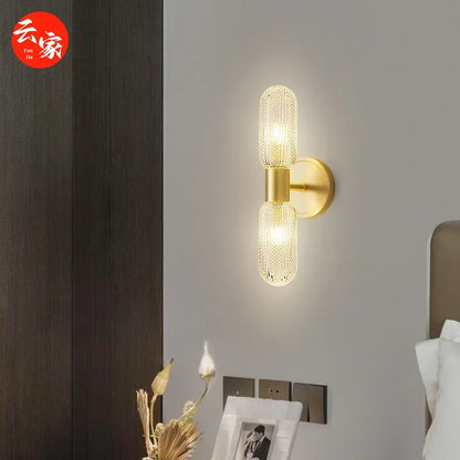 Applique murale LED moderne en verre nordique 