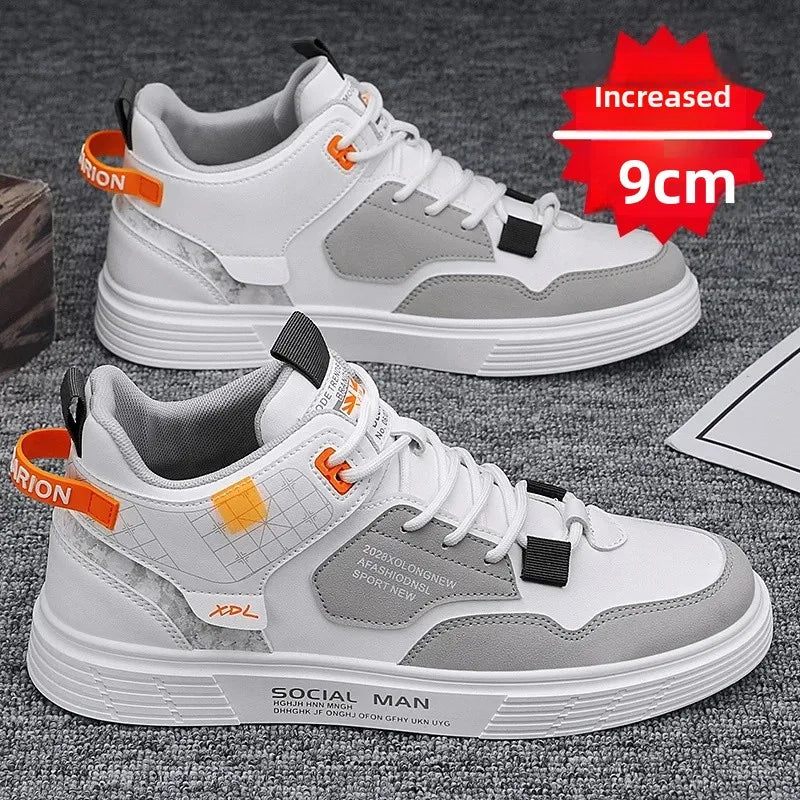 Baskets décontractées à lacets et plateforme