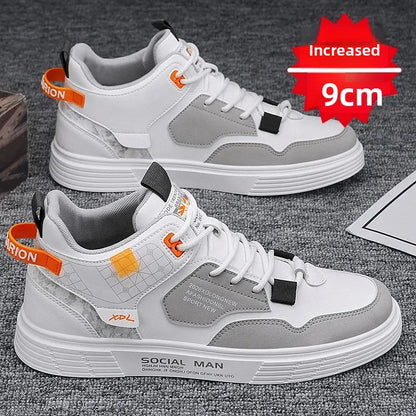 Baskets décontractées à lacets et plateforme