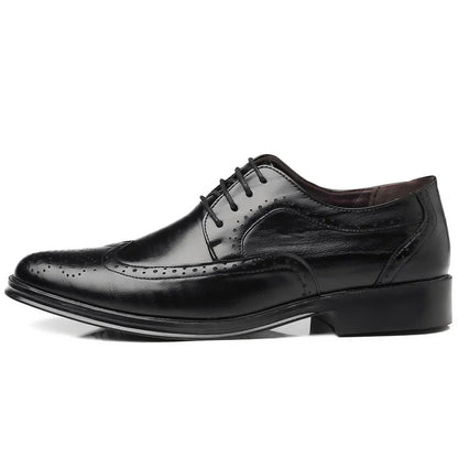 Classic Italian Leather Oxford Dress Shoes