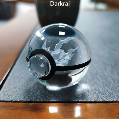 3D Pokemon Kristallkugel Nachtlicht 