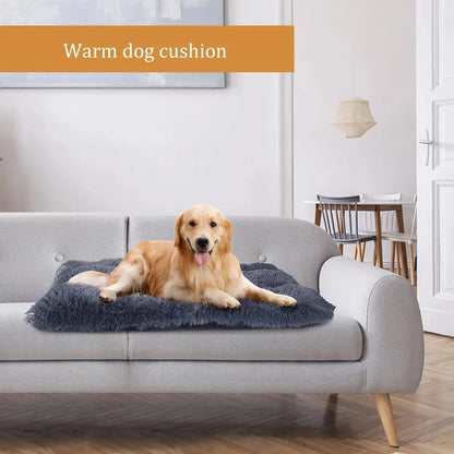 Washable Plush Anti-Anxiety Large Dog Bed