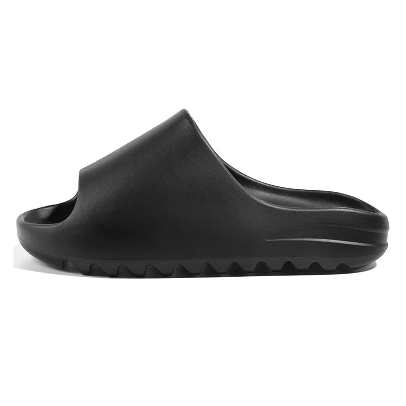 Men's Thick Platform Bathroom Slippers