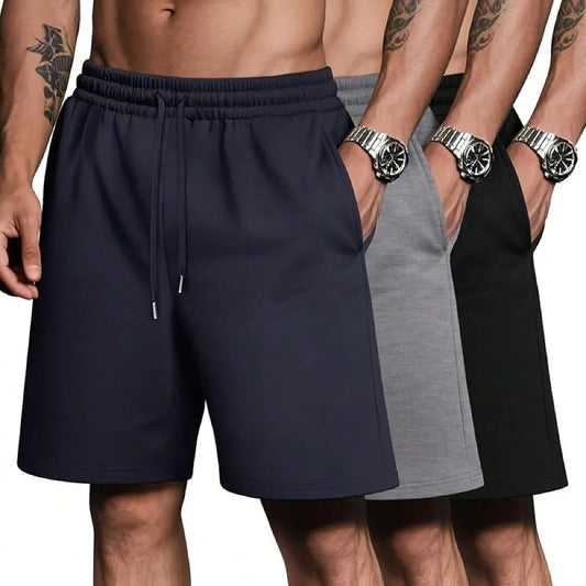 Men's Hip Hop Knee-Length Elastic Summer Cotton Shorts
