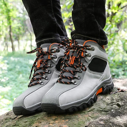 Men's Outdoor Hiking Rainproof High Top Combat Boots